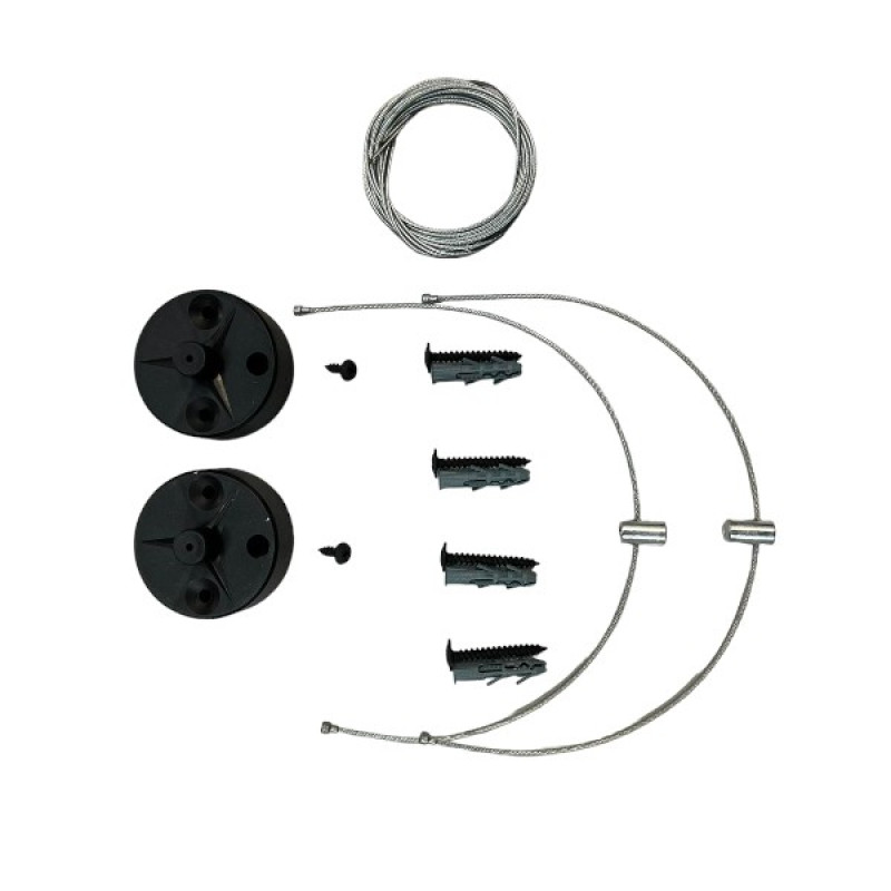 Линейный LED светильник LN-5-64-12170-5-B 64W 5000К 1200mm черный с подвесом