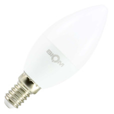 Светодиодная лампа Biom BT-708 C37 10W E14 4500К матовая
