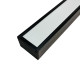 Линейный LED светильник LN-5-36-12070-5-B 36W 5000К 1200mm черный с подвесом