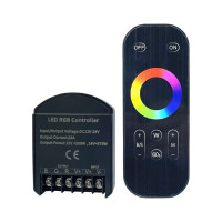 Контроллер RGB OEM C-24-RF8-T-B DC12-24V (8A*3кан) черный