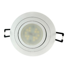 Светильник BIOM SP-01R-W-AL врезной для лампы MR16 круглый белый