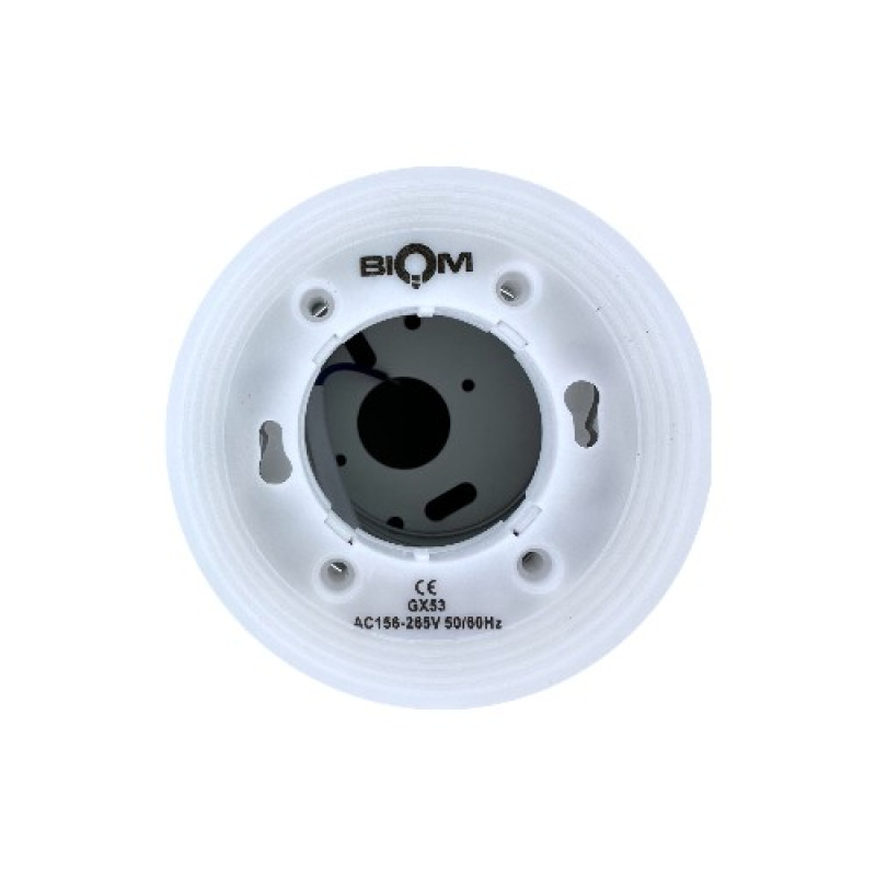 Светильник BIOM SP-G07R-W-AL накладной для лампы GX53 круглый белый