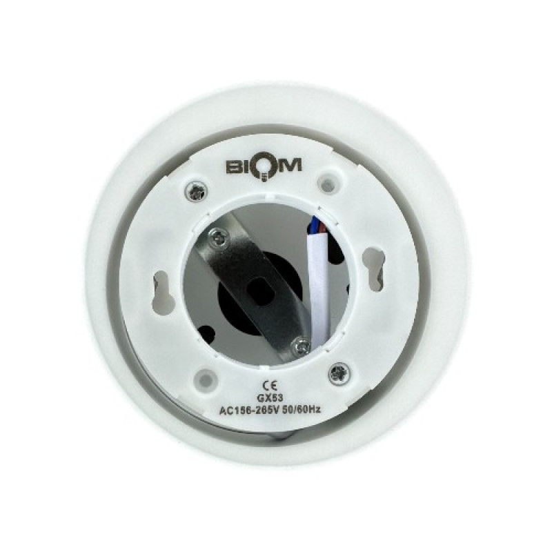 Светильник BIOM SP-G09R-W-I накладной для лампы GX53 круглый белый
