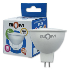 Светодиодная лампа Biom BT-709 MR16 10W GU5.3 3000К матовая